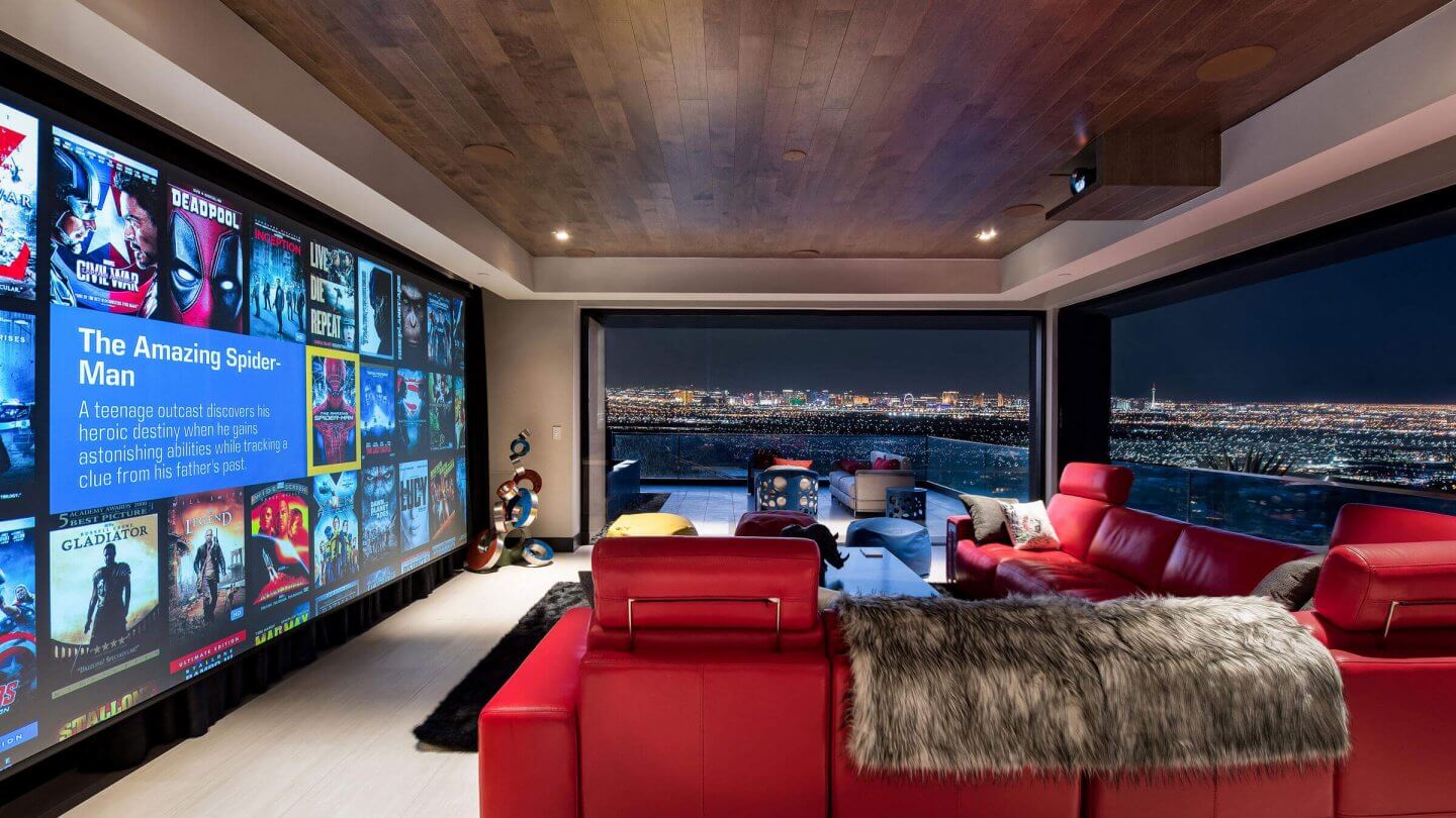 Custom Homes Las Vegas Helios Theater