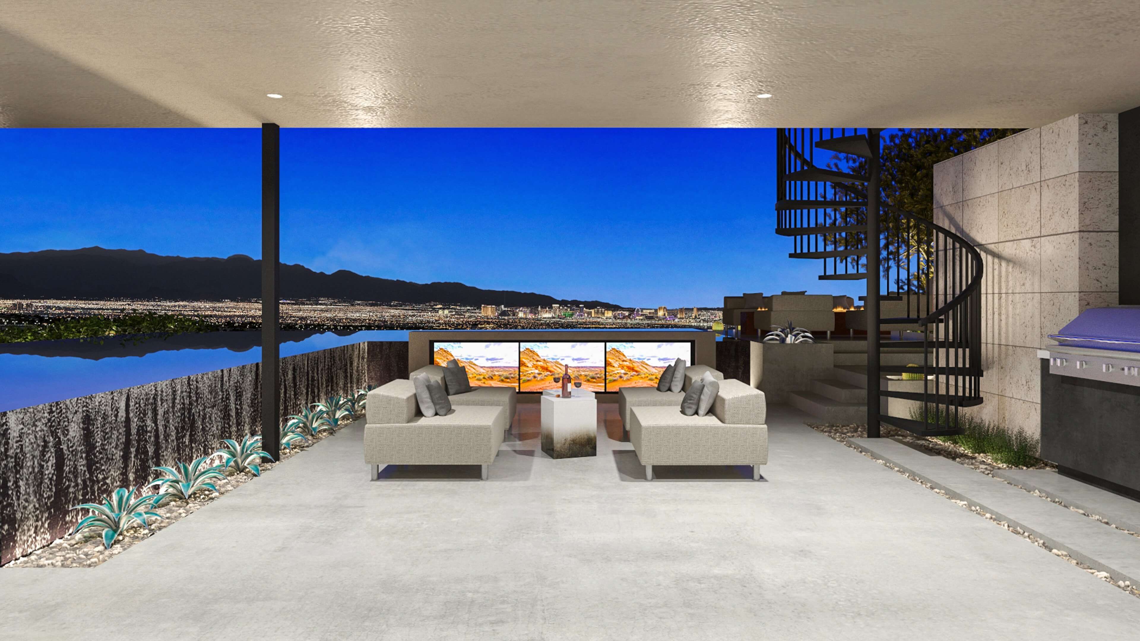Modern Desert Homes Las Vegas Obsidian Rear5 Apex scaled