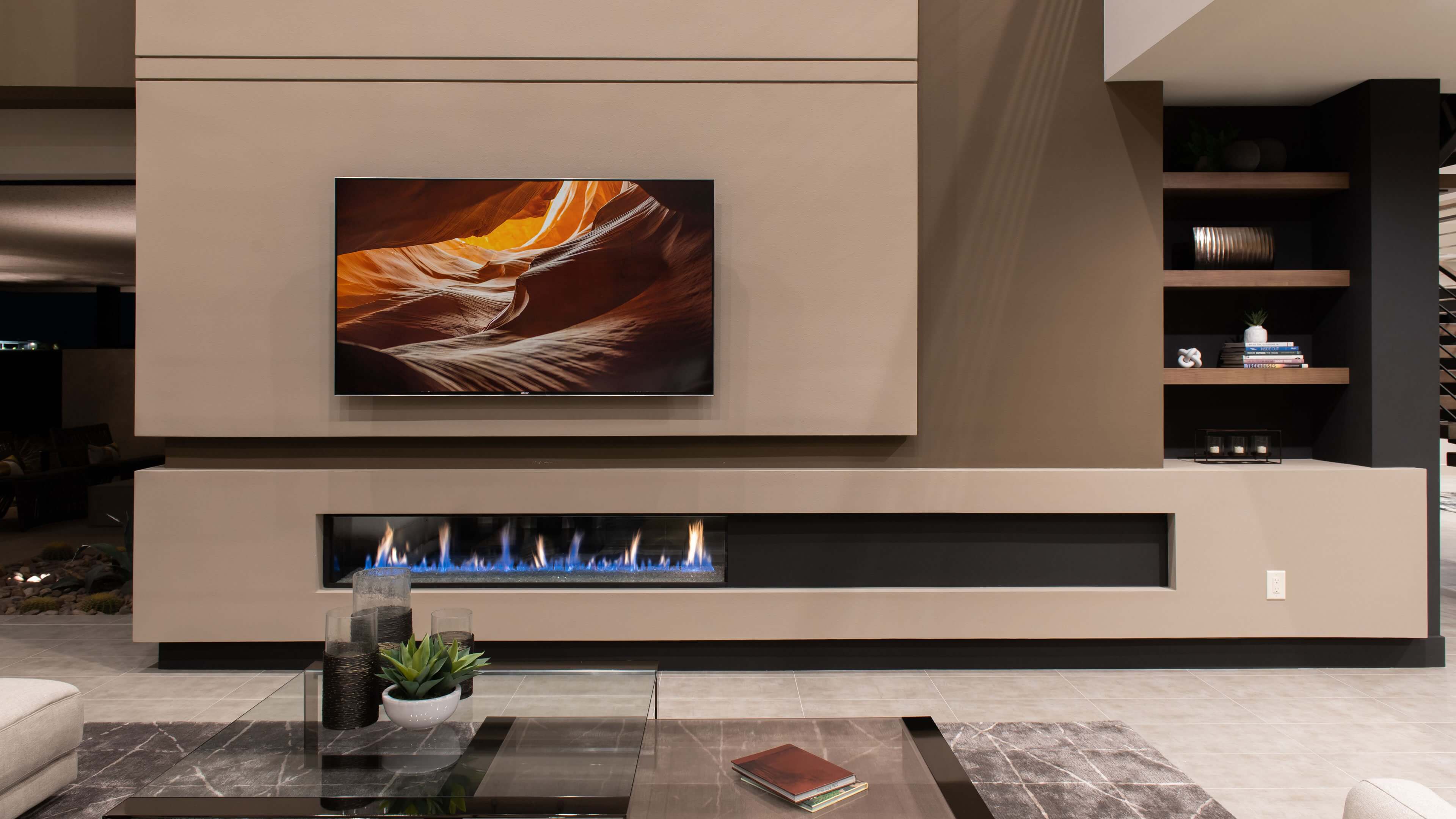 Modern Desert Homes Las Vegas Obsidian Vision Great Room 2 1 scaled