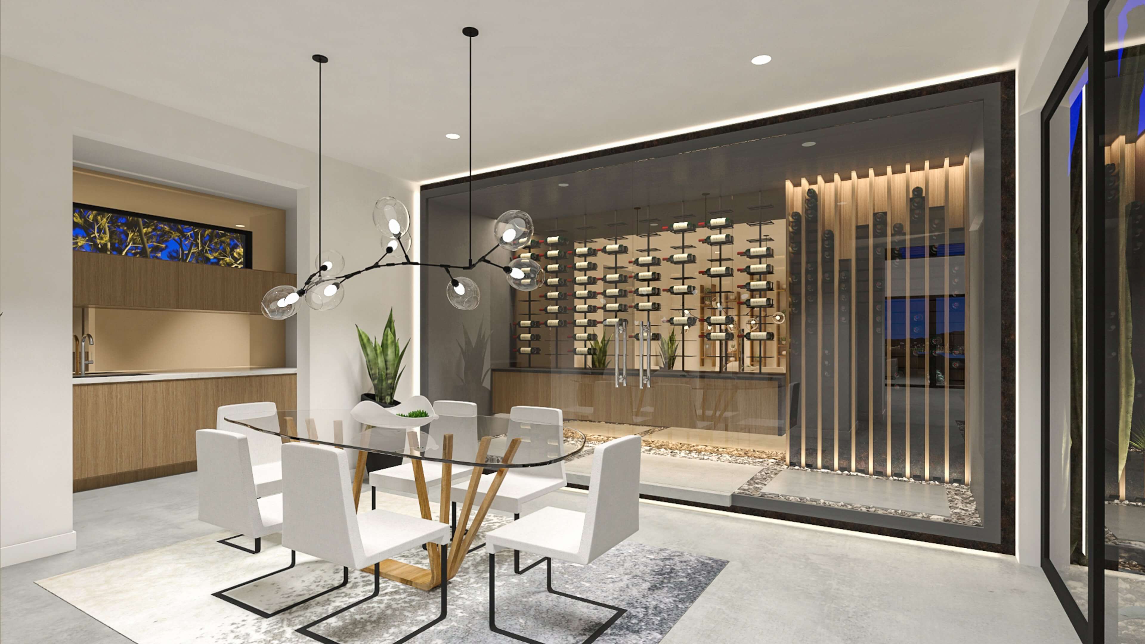 Modern Desert Homes Las Vegas Obsidian Dinning1 Apex scaled