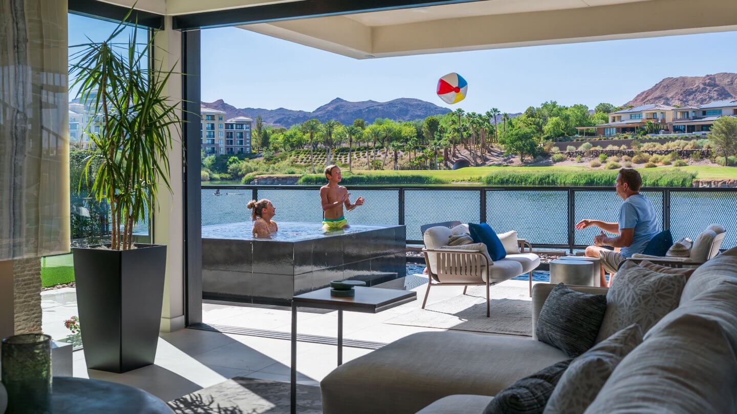 Lake Las Vegas Homes Shoreline Pool View scaled