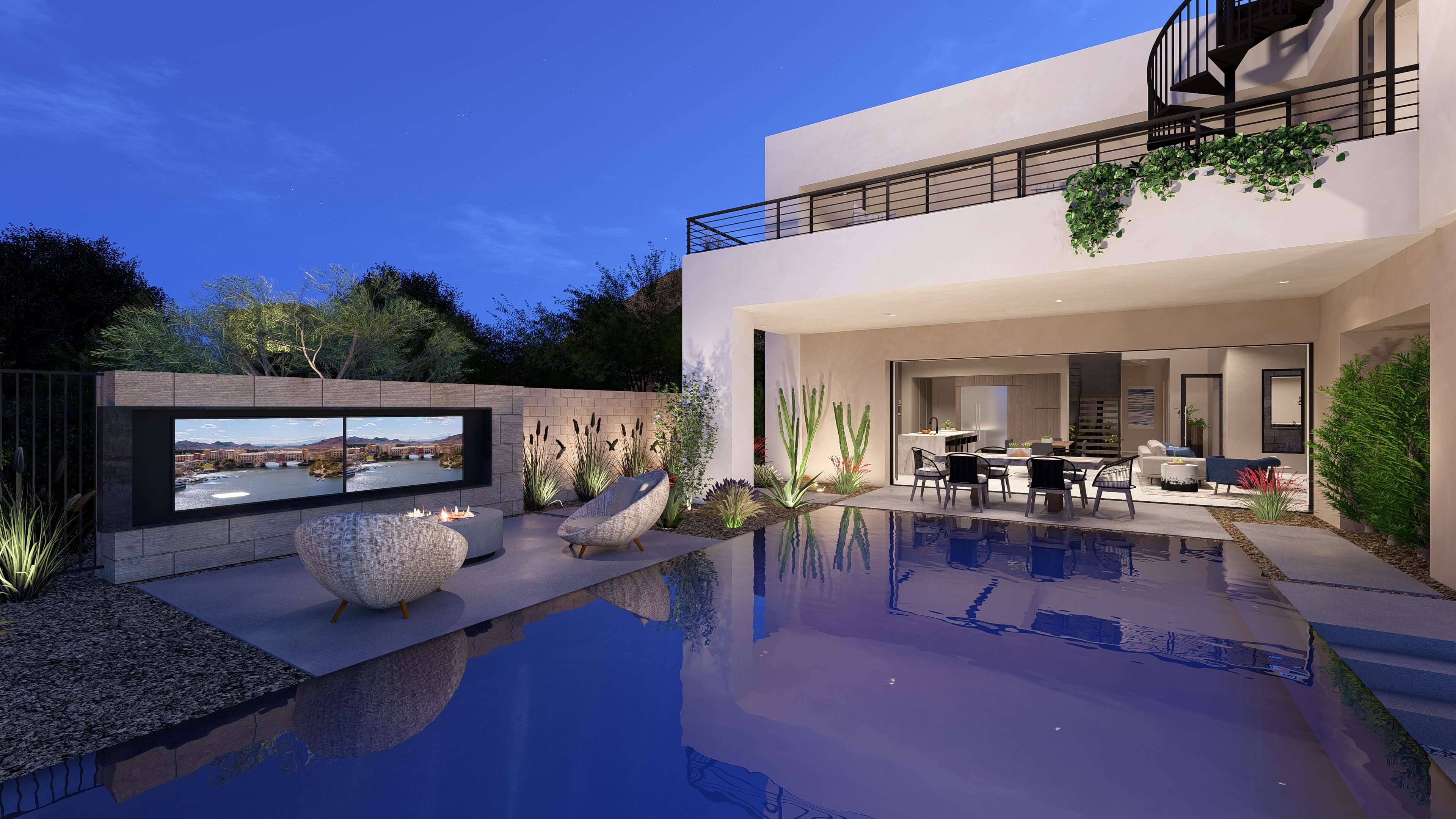 Home Builders Lake Las Vegas Strata Reveal Rear 1 scaled