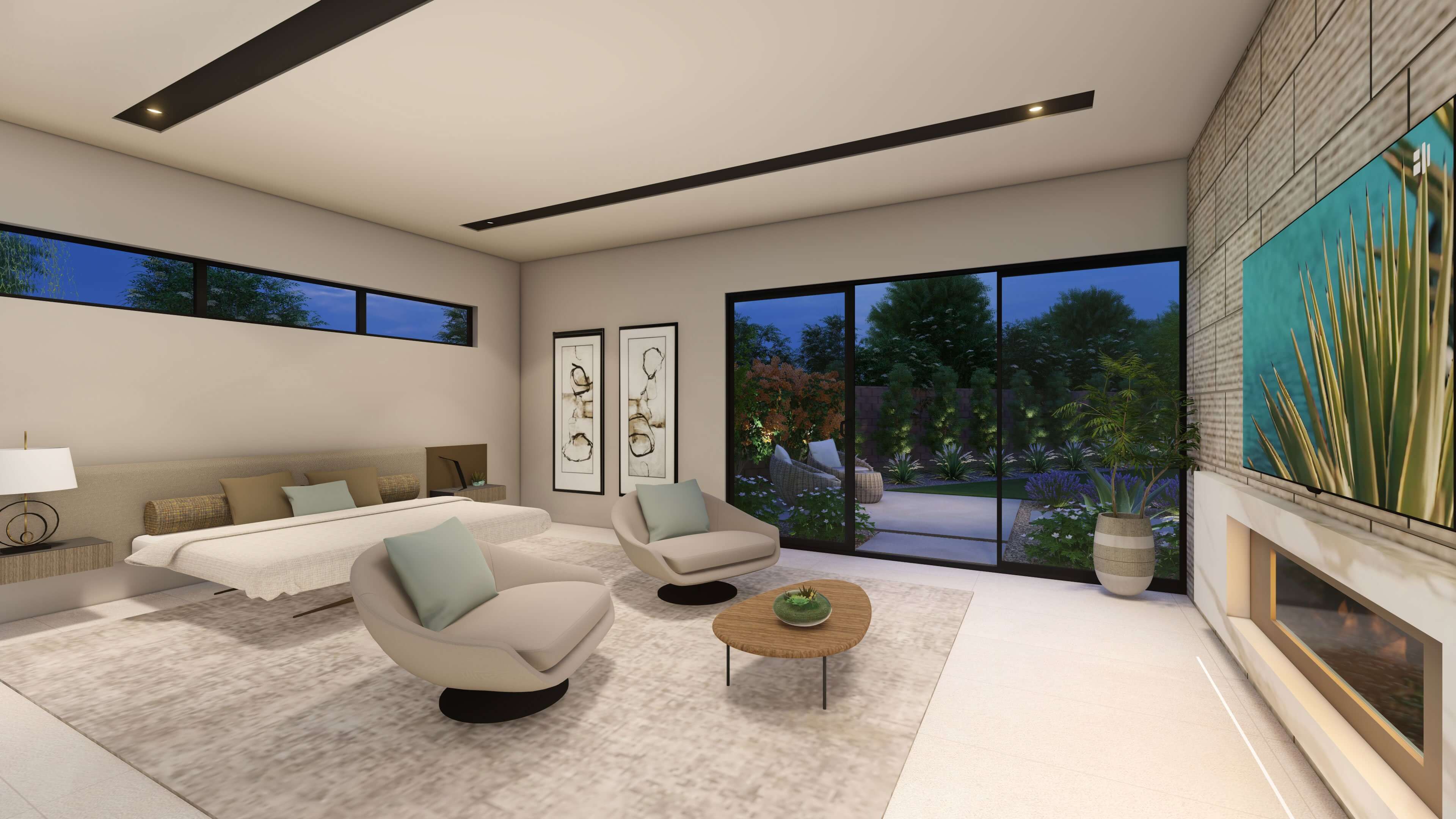 Las Vegas Luxury Homes Oasi Cresta Primary Suite scaled