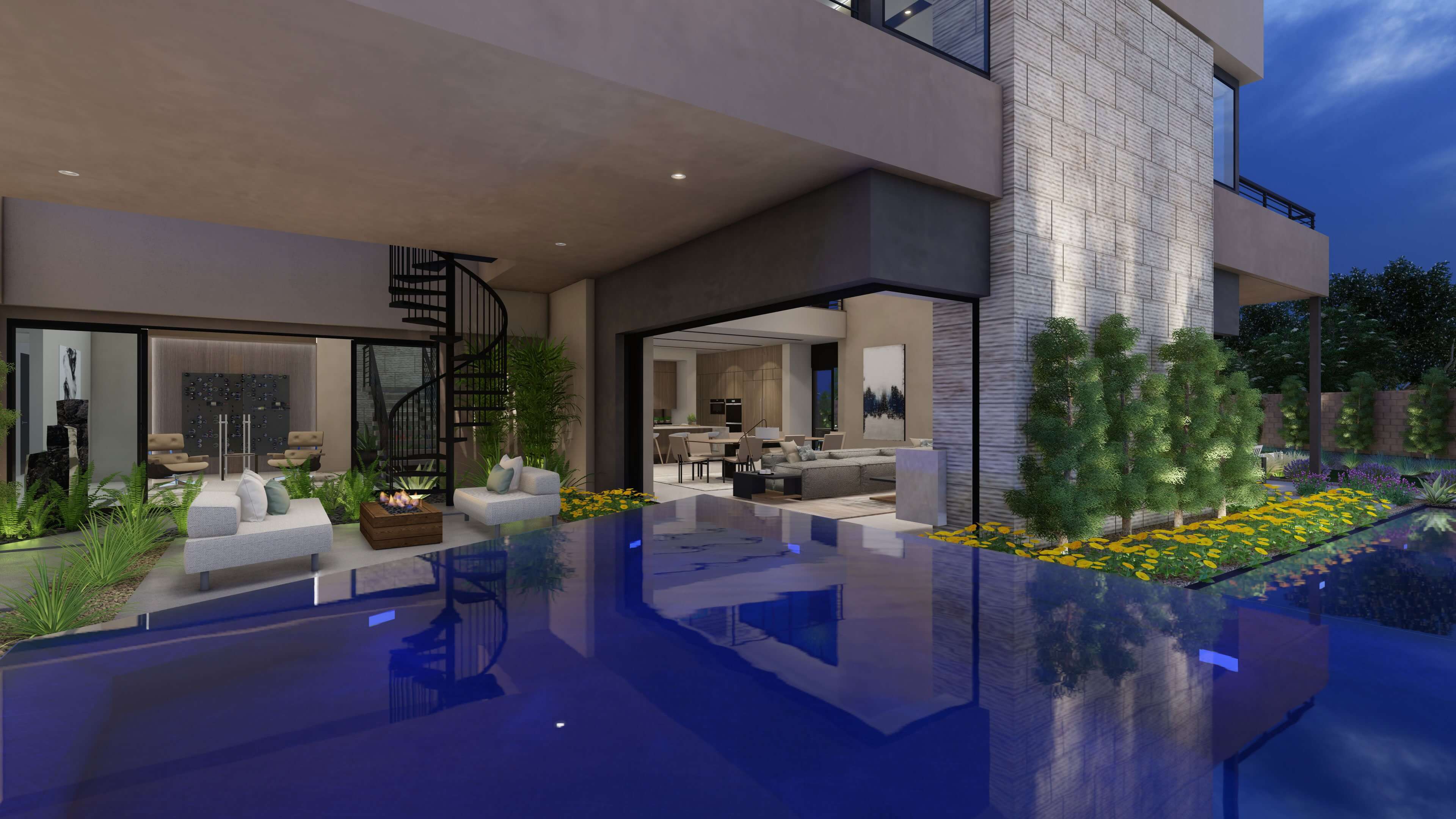 Las Vegas Luxury Homes Oasi Cresta Rear scaled