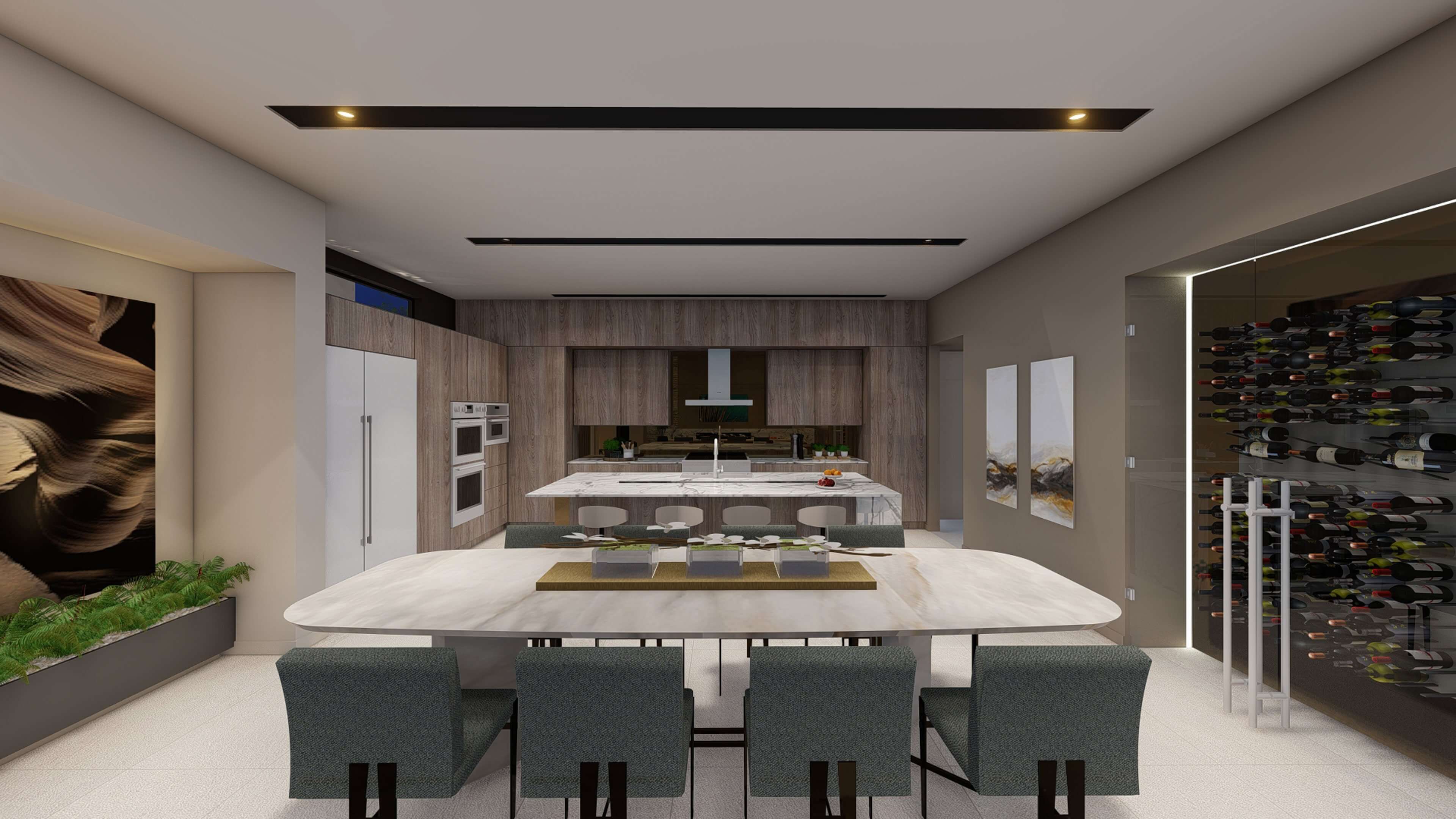 Las Vegas Luxury Homes Oasi Haven Kitchen scaled