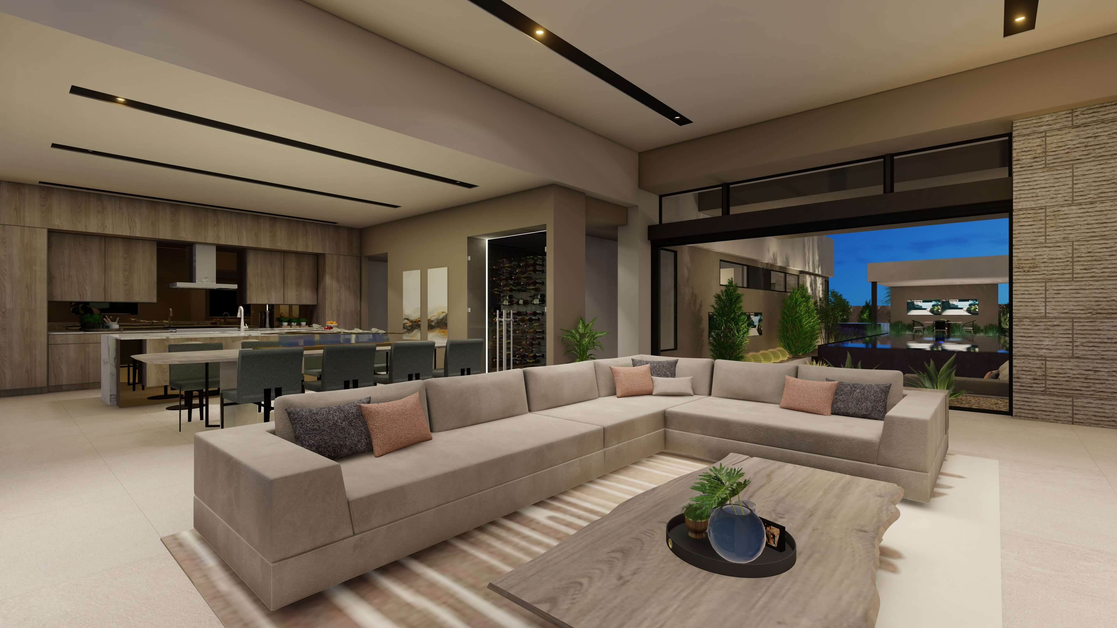 Luxury Homes Las Vegas Prado Haven Great Room scaled