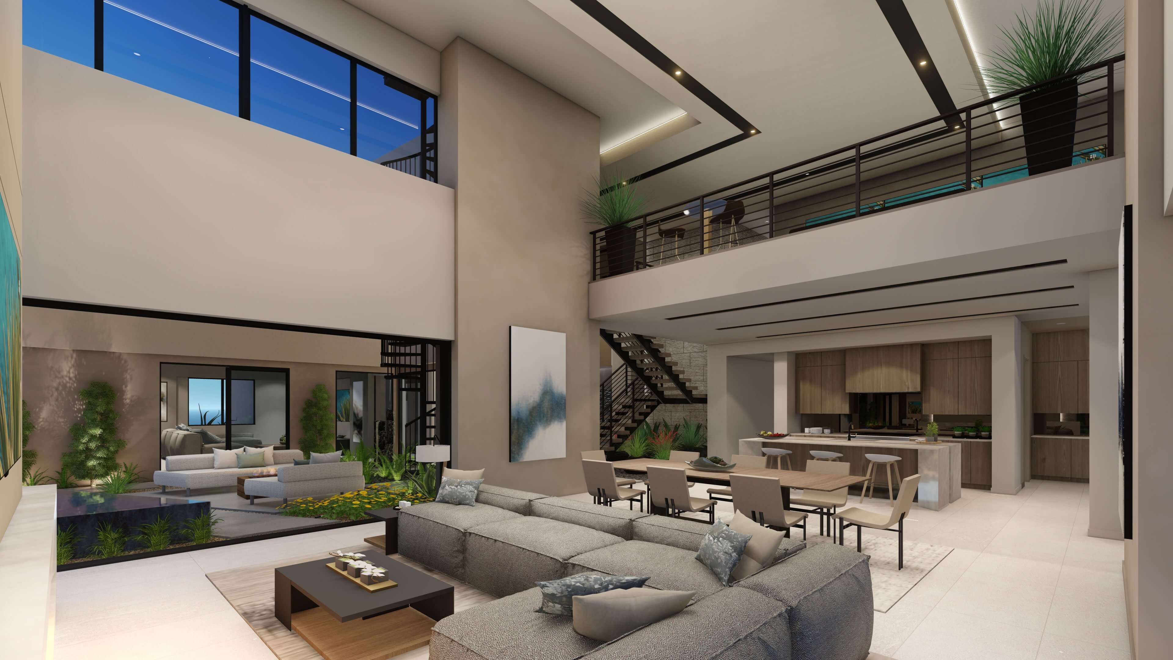 Luxury Homes Las Vegas Prado Cresta Great Room scaled