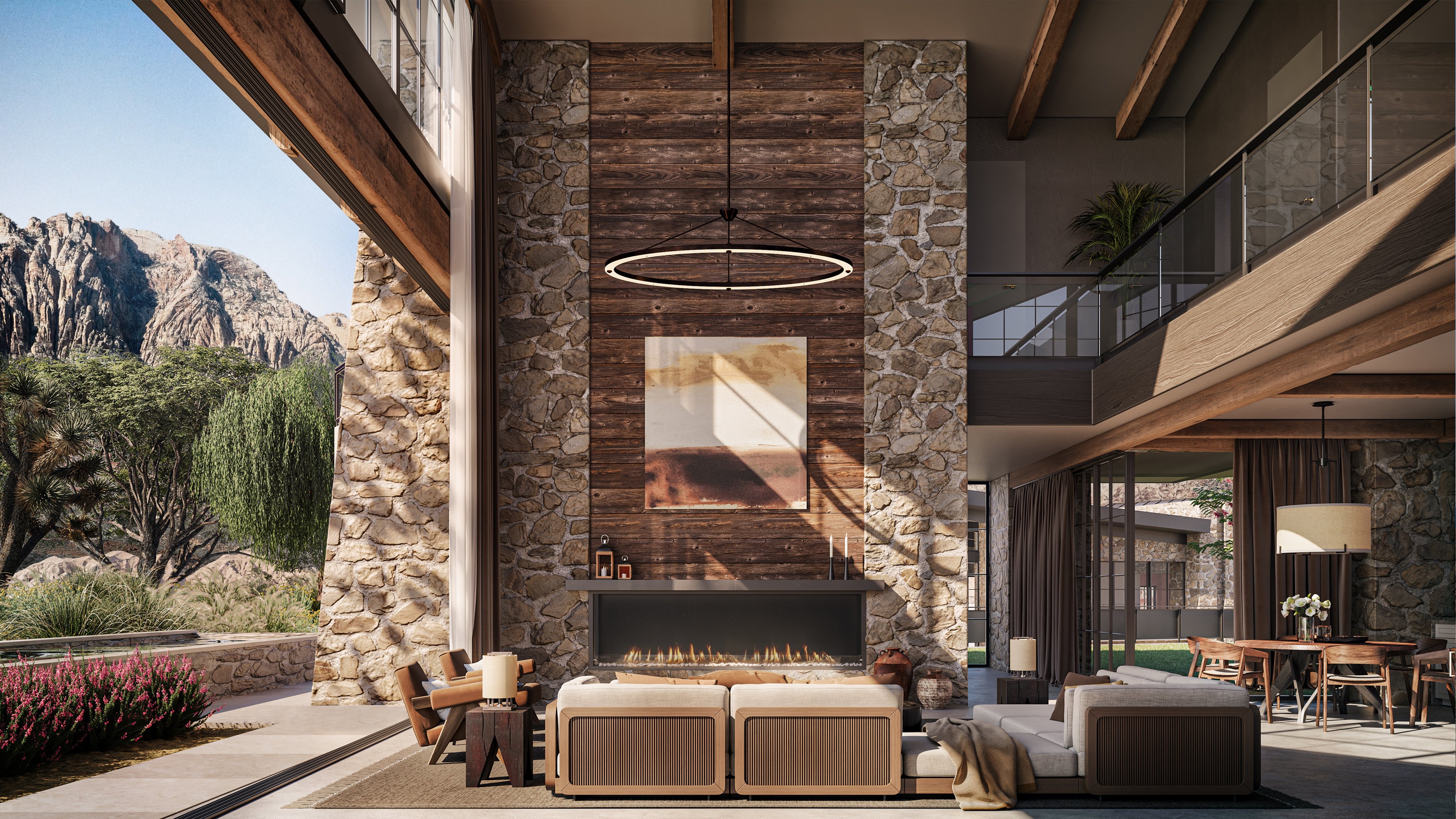 Reserve Red Rock Canyon Home For Sale Great Room scaled