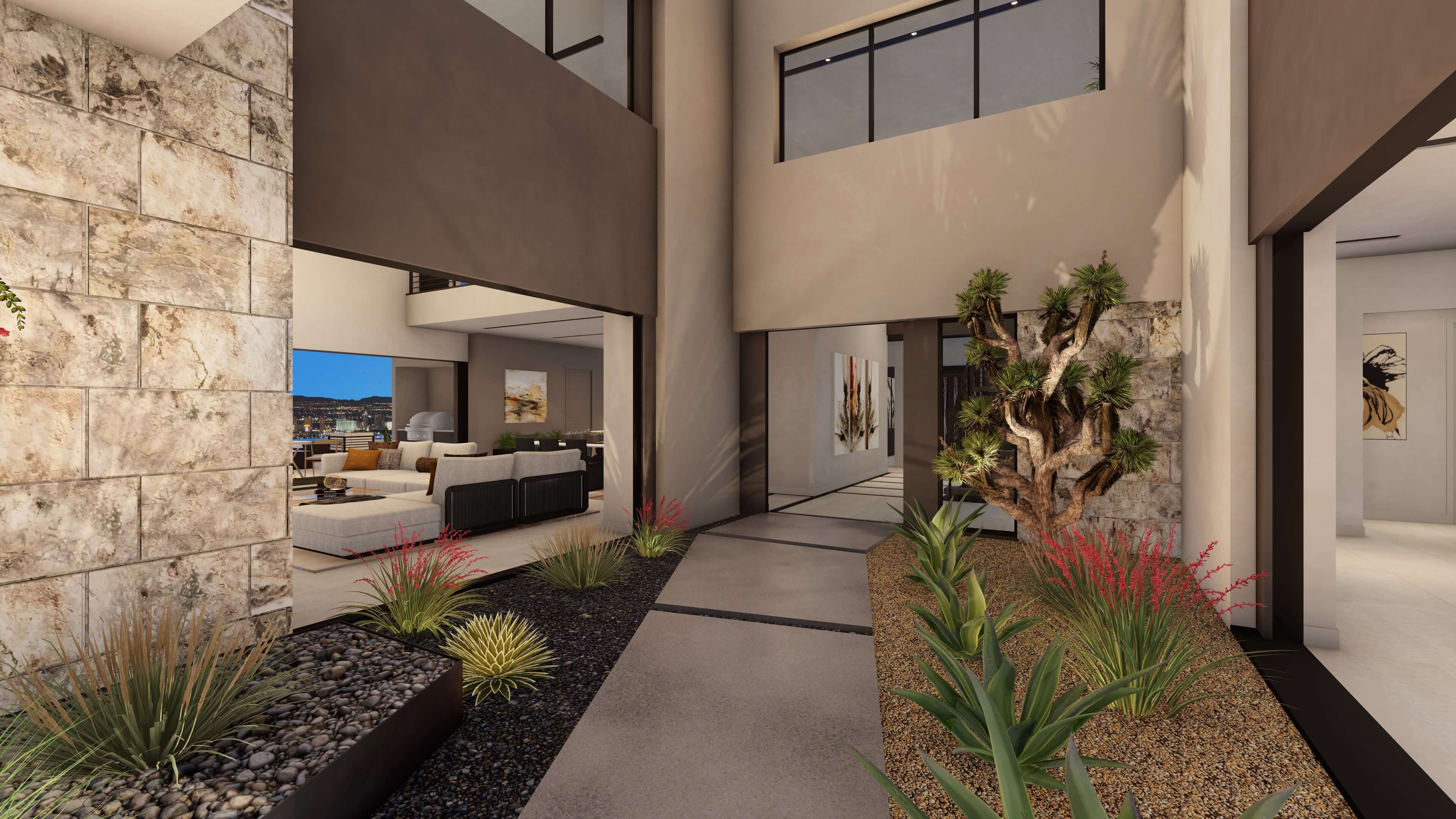 Modern Home Las Vegas Peak Exelen Entry scaled
