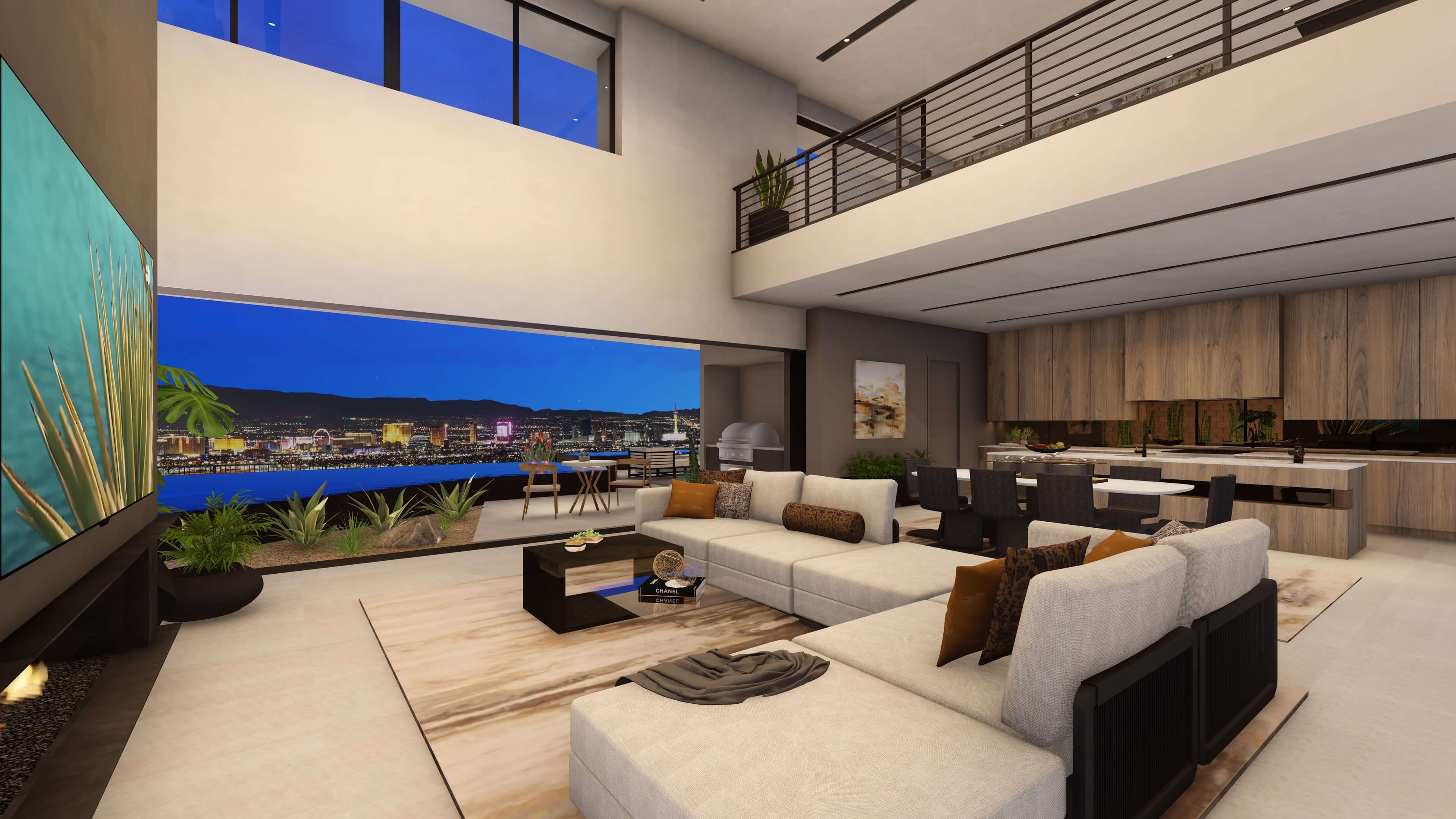 Modern Home Las Vegas Peak Exelen Great Room scaled