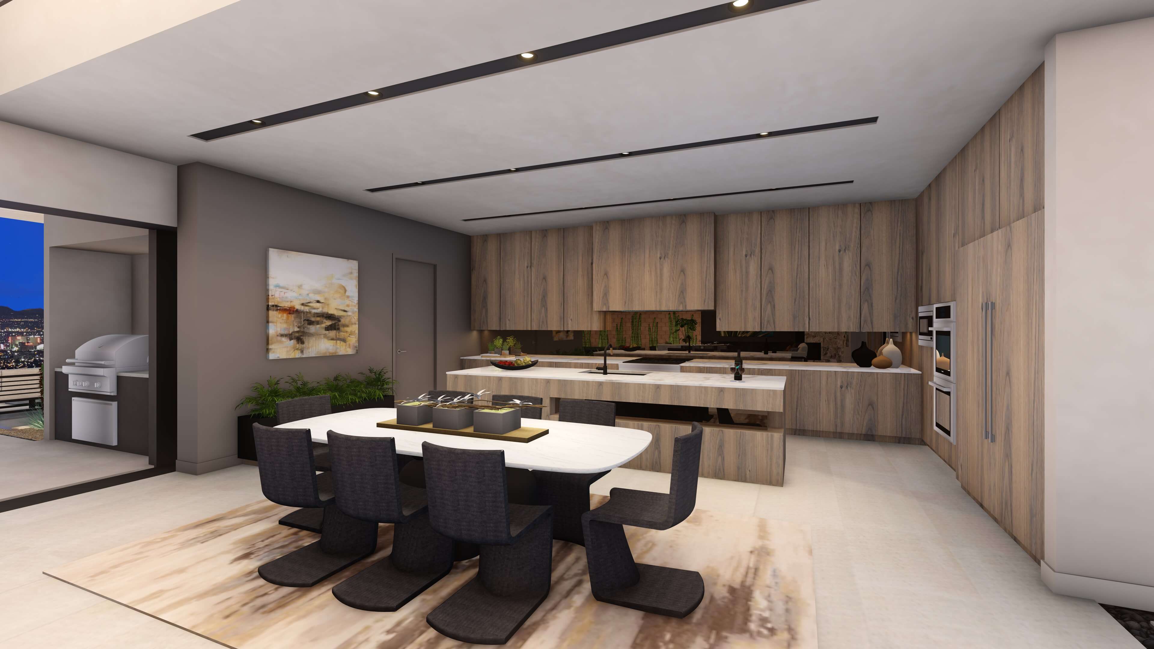 Modern Home Las Vegas Peak Exelen Kitchen scaled