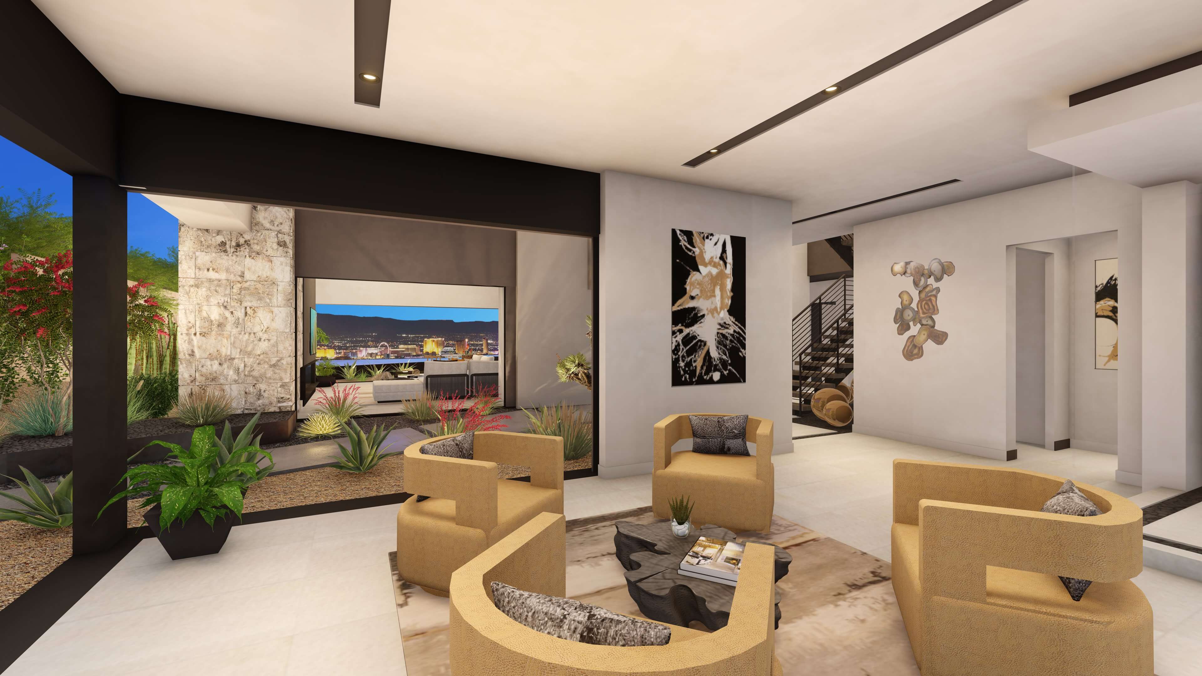 Modern Home Las Vegas Peak Exelen Lounge scaled