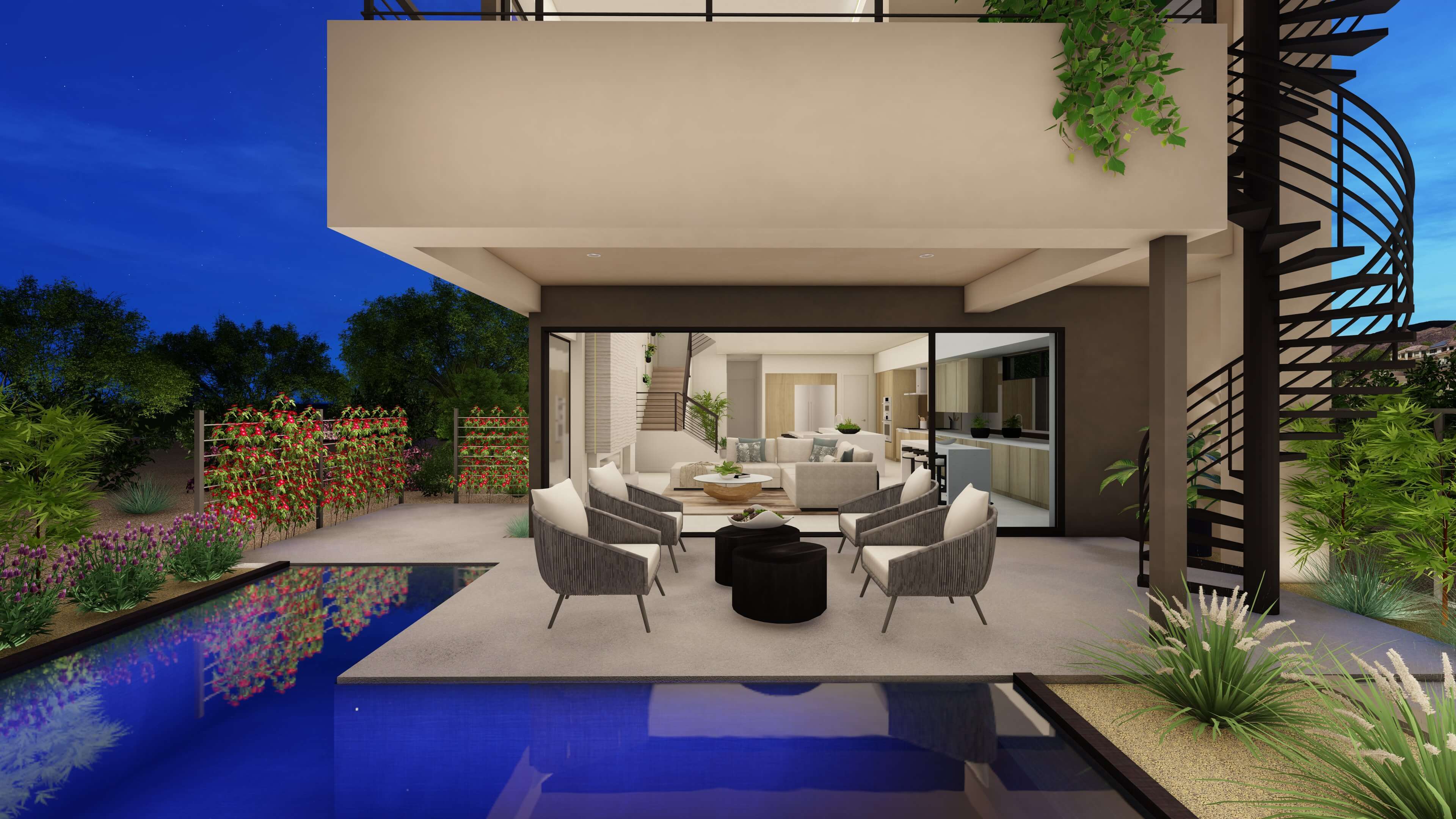 LLV Homes Rear Exterior scaled