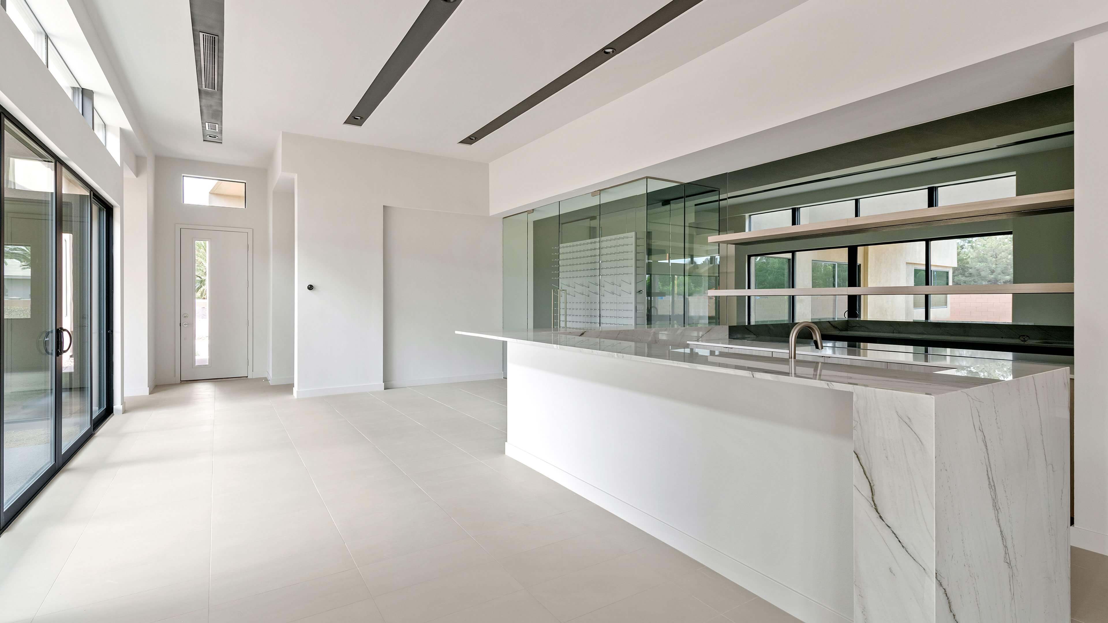 Las Vegas Luxury Home Builder Oasi Valle Foyer scaled