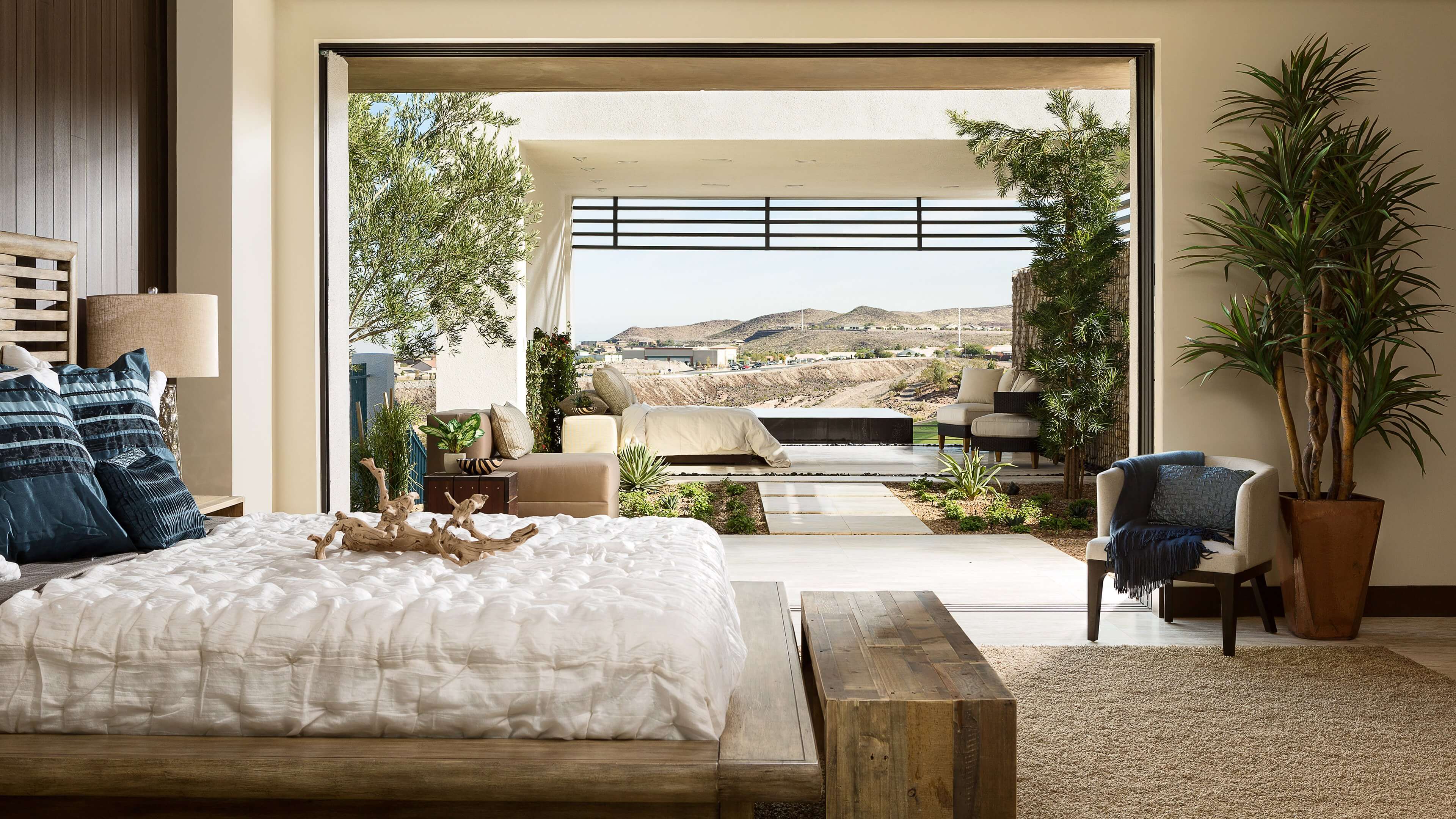Blue Heron Custom Homes Primary Bed scaled