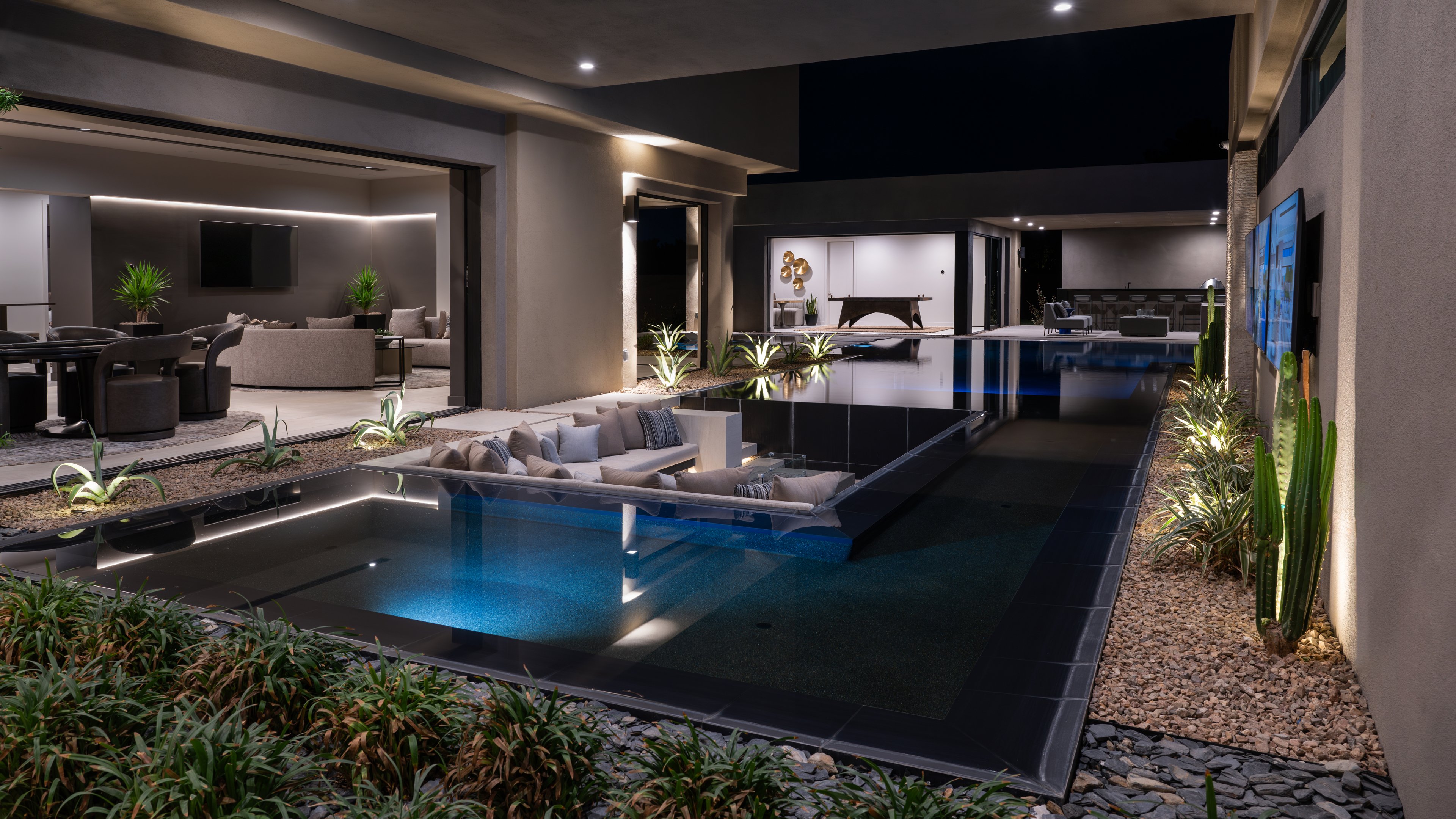 Modern Home Las Vegas Sancta Firepit scaled