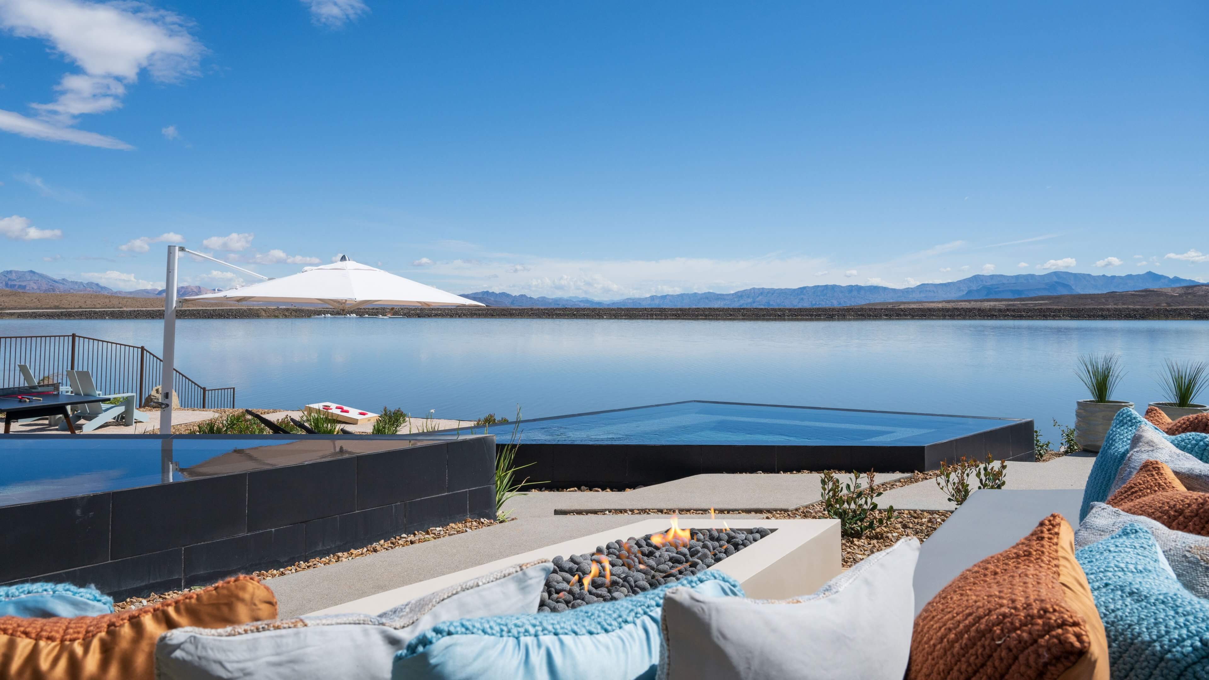 BHNexus NAR Zenith Rear Exterior Pool LakeLasVegas Spa HomeForSale scaled