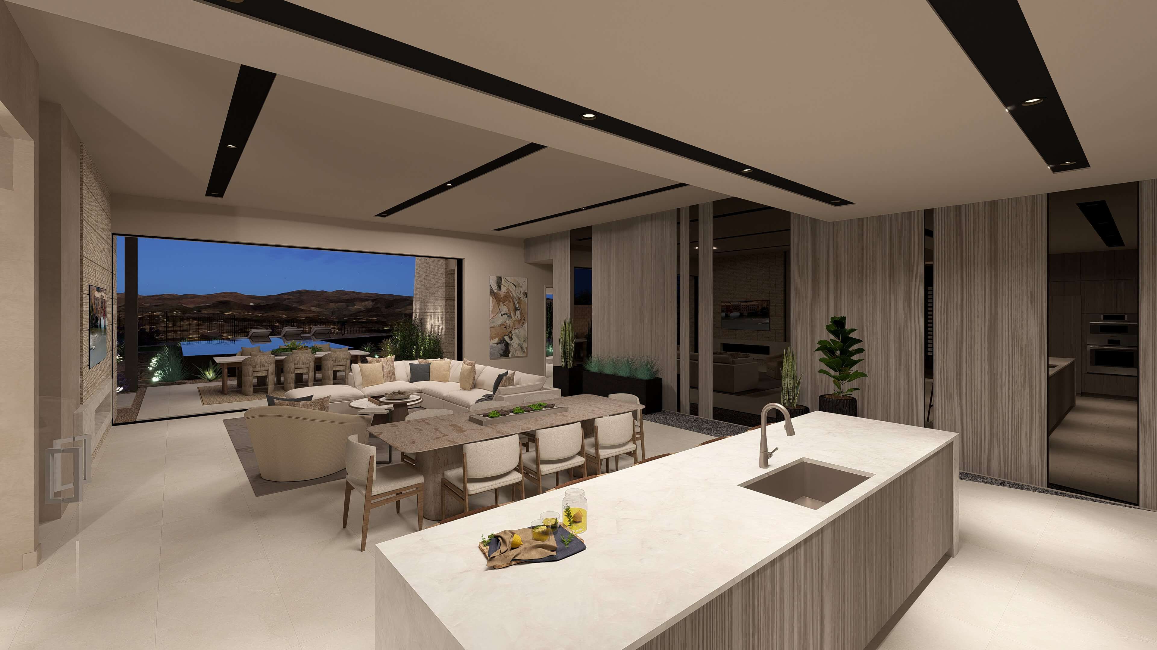 Home Builders Lake Las Vegas Strata Vertex Kitchen scaled