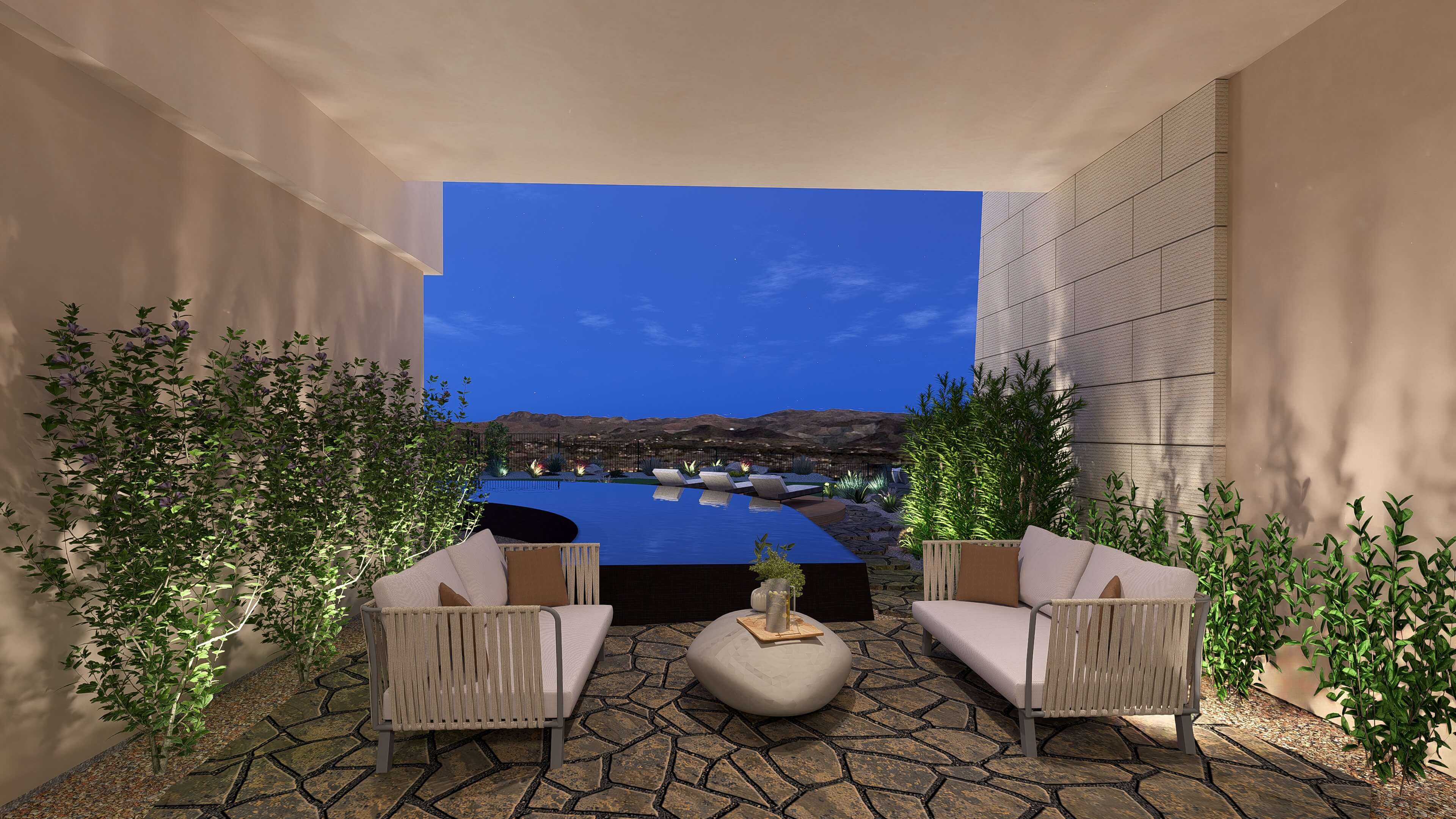 Home Builders Lake Las Vegas Strata Zenna Ourdoor Dining scaled