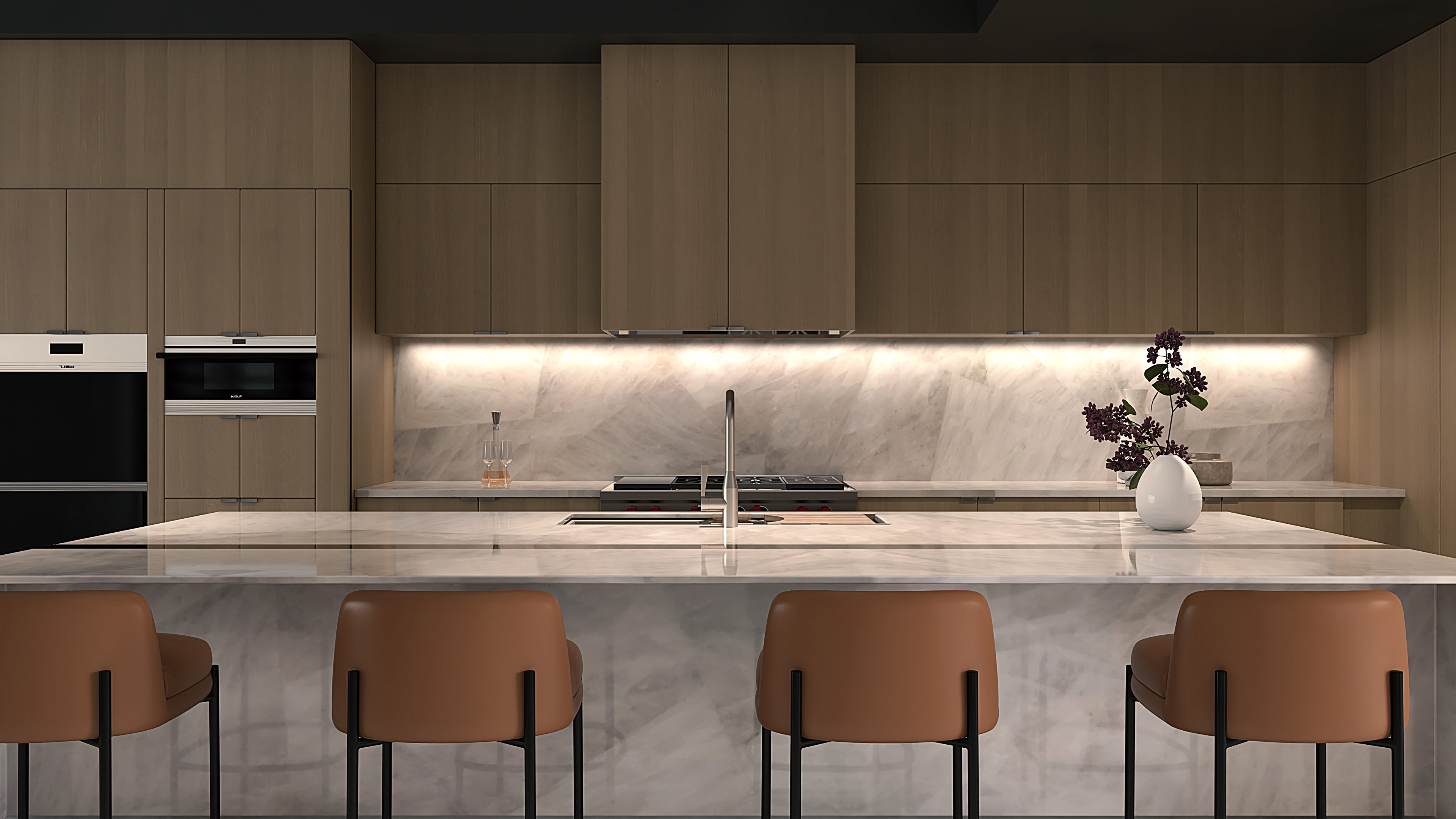 Blue Heron Ascaya Canyon Kitchen scaled