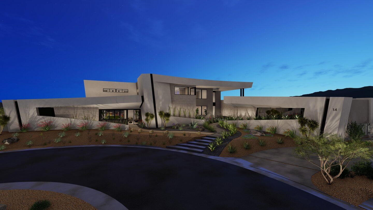 Ascaya Lot 115 EXT Front Perspective 01 scaled